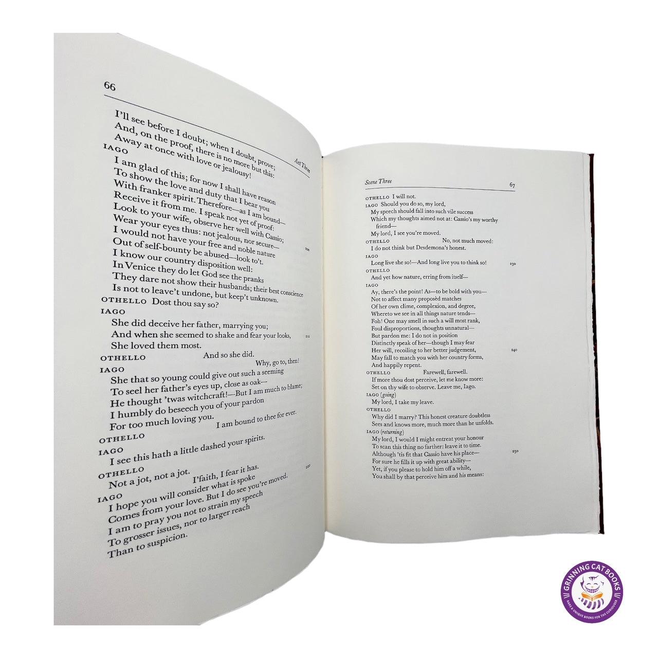Shakespeare: Othello ("Letterpress Shakespeare" Deluxe Limited Edition) - Grinning Cat Books - Books - DRAMA, SHAKESPEARE