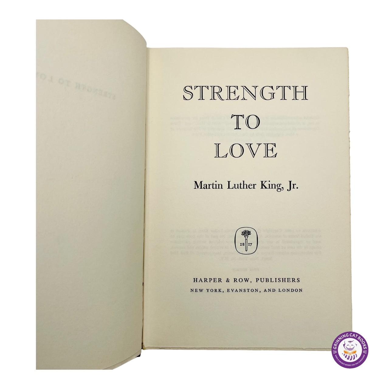 Strength to Love (First Edition, by MLK, Jr.) - Grinning Cat Books - Books - 