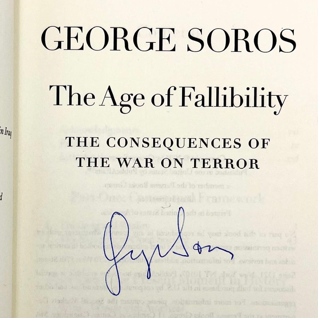 The Age of Fallibility (signed) - Grinning Cat Books - - POLITICS