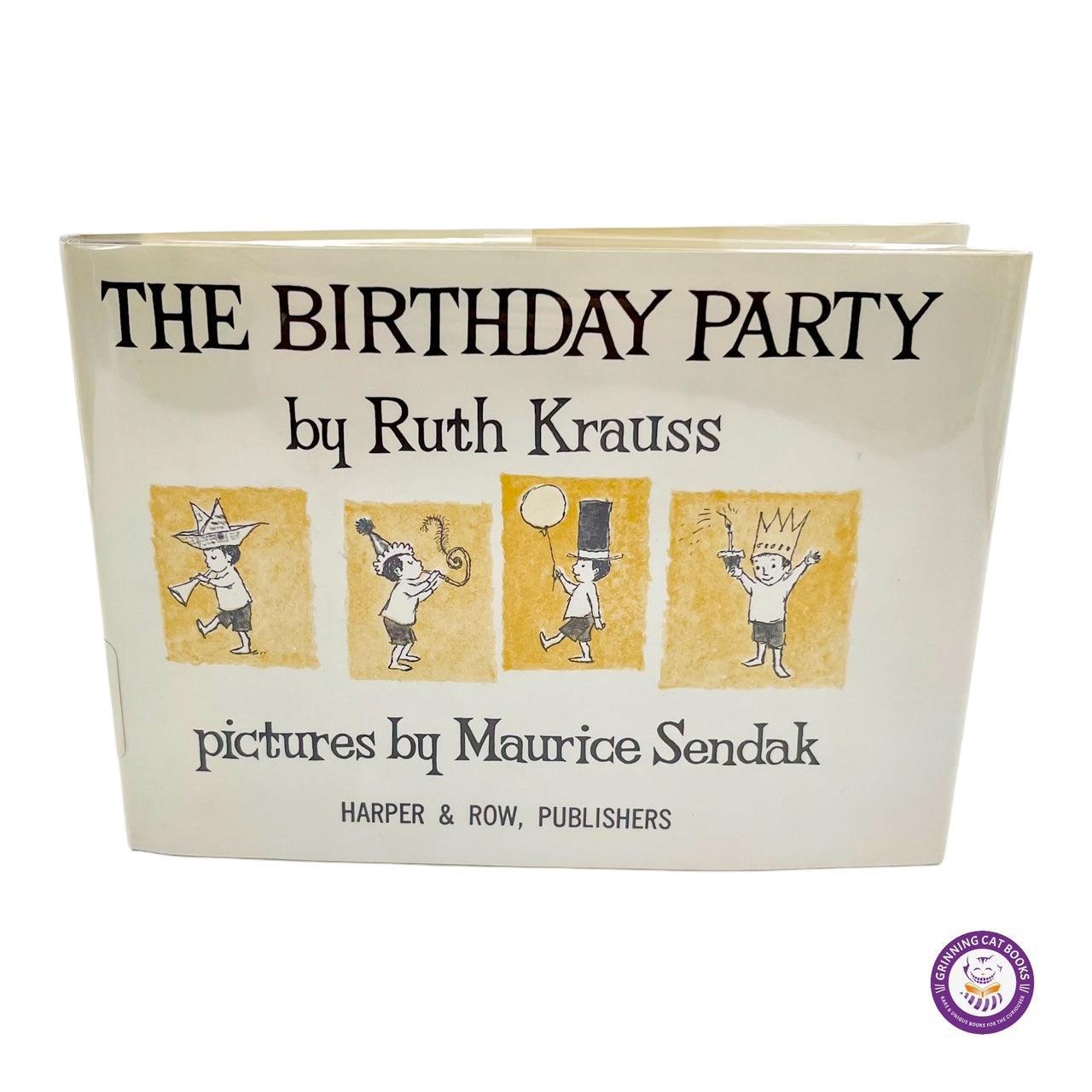 The Birthday Party (signed by Maurice Sendak) - Grinning Cat Books - CHILDREN'S LITERATURE - ILLUSTRATED BOOKS, MAURICE SENDAK, SIGNED