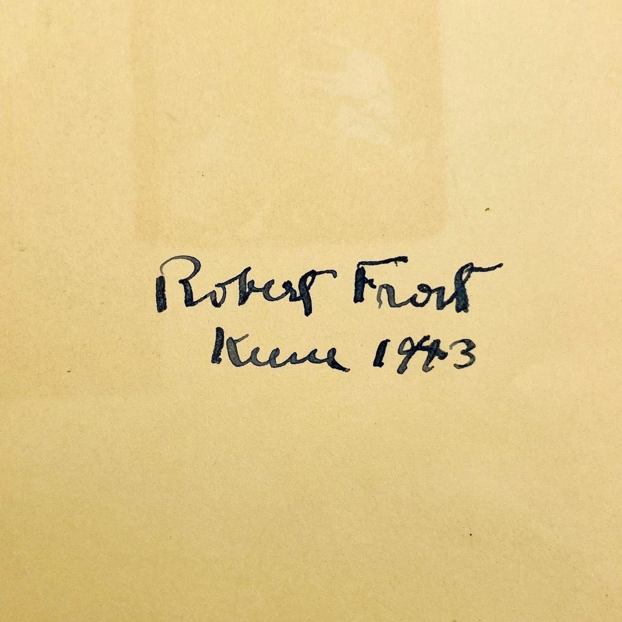 The Collected Poems of Robert Frost (signed by Robert Frost) - Grinning Cat Books - POETRY - POETRY, SIGNED