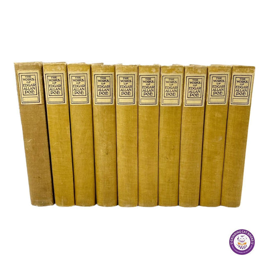 The Complete Works of Edgar Allan Poe (10 volumes, complete) - Grinning Cat Books - LITERATURE - EDGAR ALLAN POE