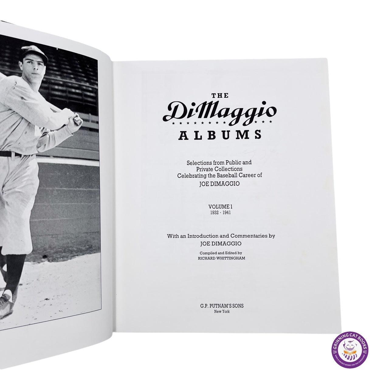 The DiMaggio Albums: Selections from Public and Private Collections (2 Volume Set) (signed) - Grinning Cat Books - SPORTS - BASEBALL, SPORTS