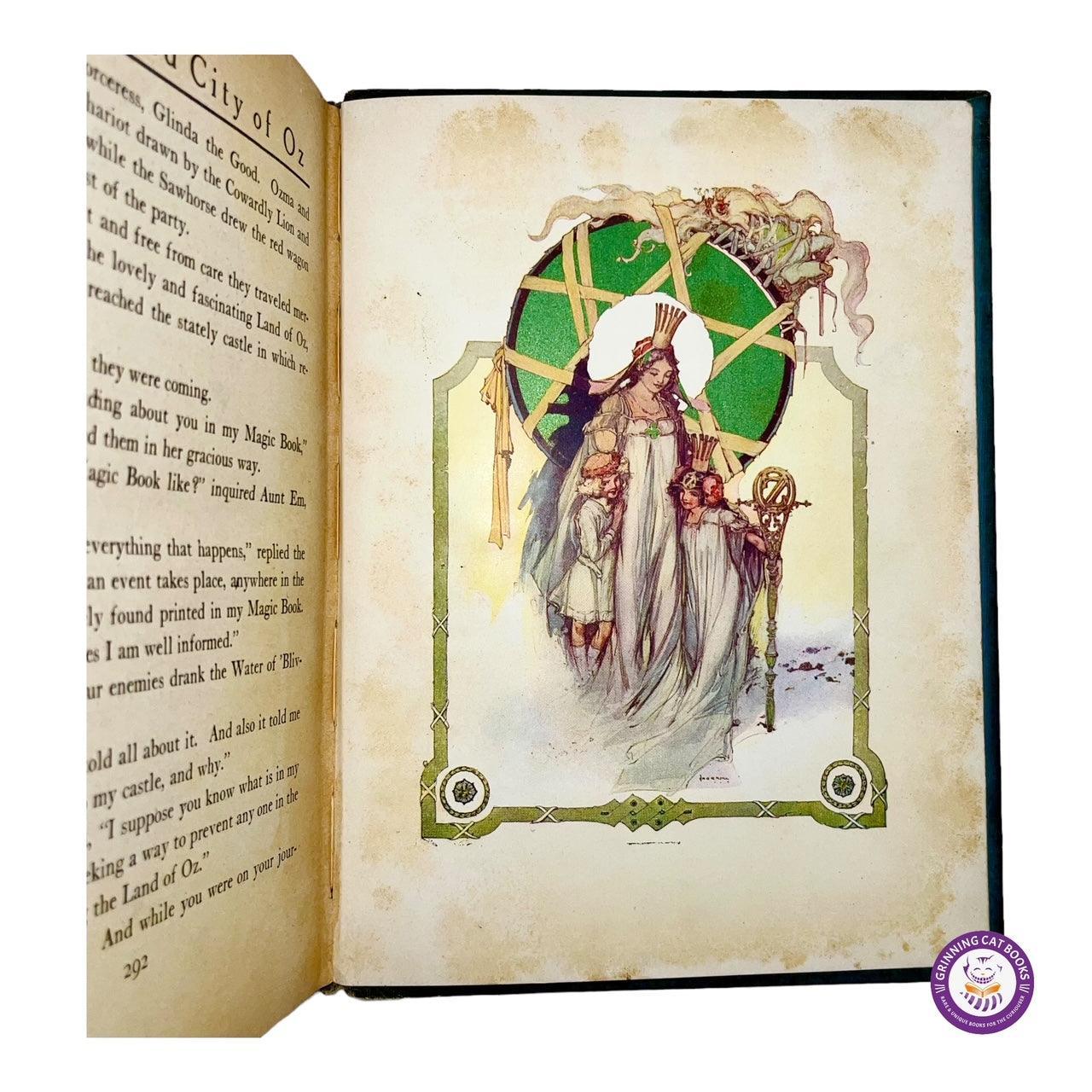 The Emerald City of Oz (1910, the special 6th "End of Oz series" title written by Baum) - Grinning Cat Books - Books - OZ