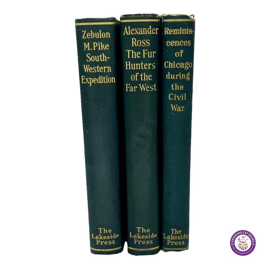 The Fur Hunters of the Far West: A Narrative of Adventures in the Oregon and Rocky Mountains (The Lakeside Press) - Grinning Cat Books - AMERICANA - AMERICAN HISTORY, AMERICAN WEST, HISTORY, LAKESIDE PRESS
