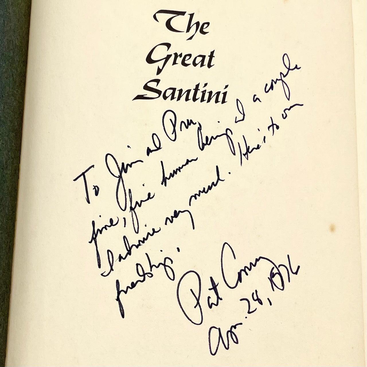 The Great Santini (signed by Pat Conroy) - Grinning Cat Books - LITERATURE - SOUTHERN LITERATURE