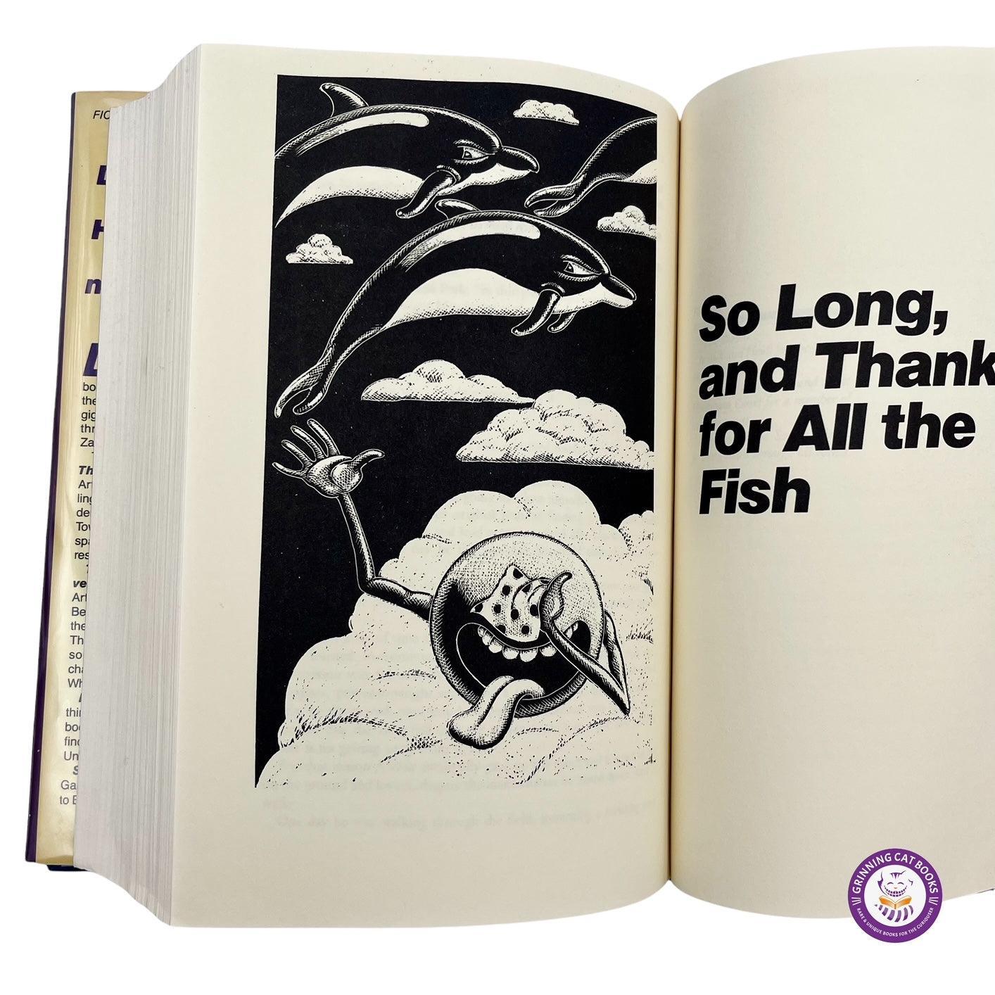 The Hitchhiker's Quartet Omnibus Edition: The Hitchhiker's Guide to the Galaxy, The Restaurant at the End of the Universe, Life, the Universe and Everything, and So Long, and Thanks for all the Fish - Grinning Cat Books - LITERATURE - SCIENCE FICTION, SIGNED