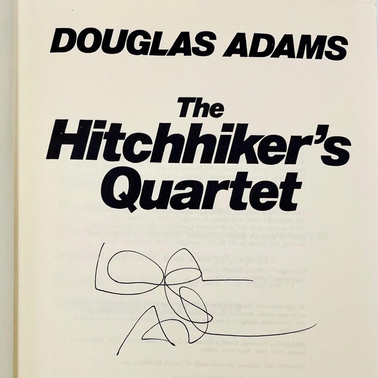 The Hitchhiker's Quartet Omnibus Edition: The Hitchhiker's Guide to the Galaxy, The Restaurant at the End of the Universe, Life, the Universe and Everything, and So Long, and Thanks for all the Fish - Grinning Cat Books - LITERATURE - SCIENCE FICTION, SIGNED