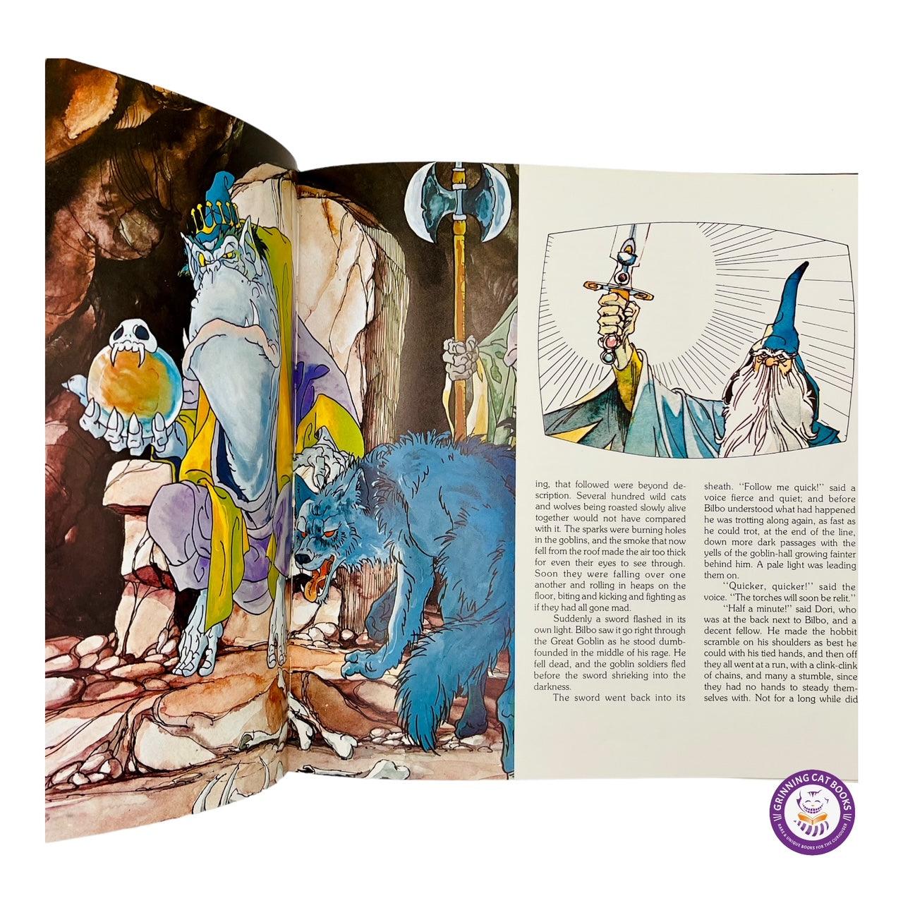 The Hobbit an Illustrated Edition (companion to the famous 1977 animated TV Movie, with Arthur Rankin Jr; Jules Bass as illustrators - Grinning Cat Books - Books - ILLUSTRATED BOOKS, TOLKIEN