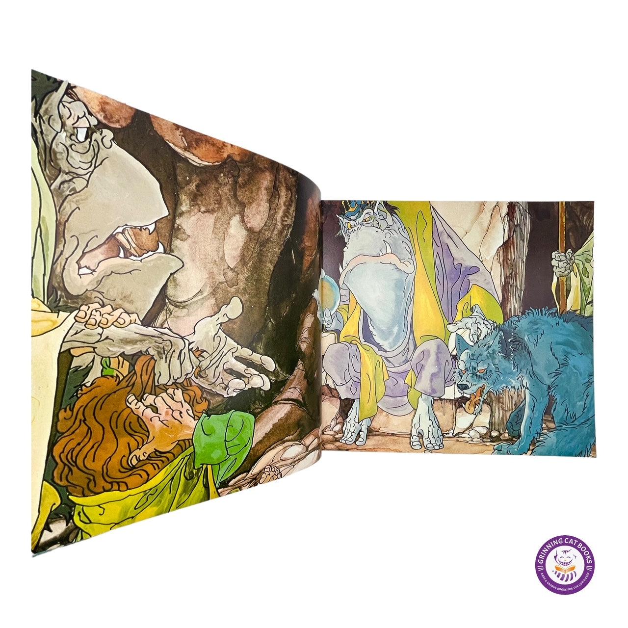The Hobbit an Illustrated Edition (companion to the famous 1977 animated TV Movie, with Arthur Rankin Jr; Jules Bass as illustrators - Grinning Cat Books - Books - ILLUSTRATED BOOKS, TOLKIEN