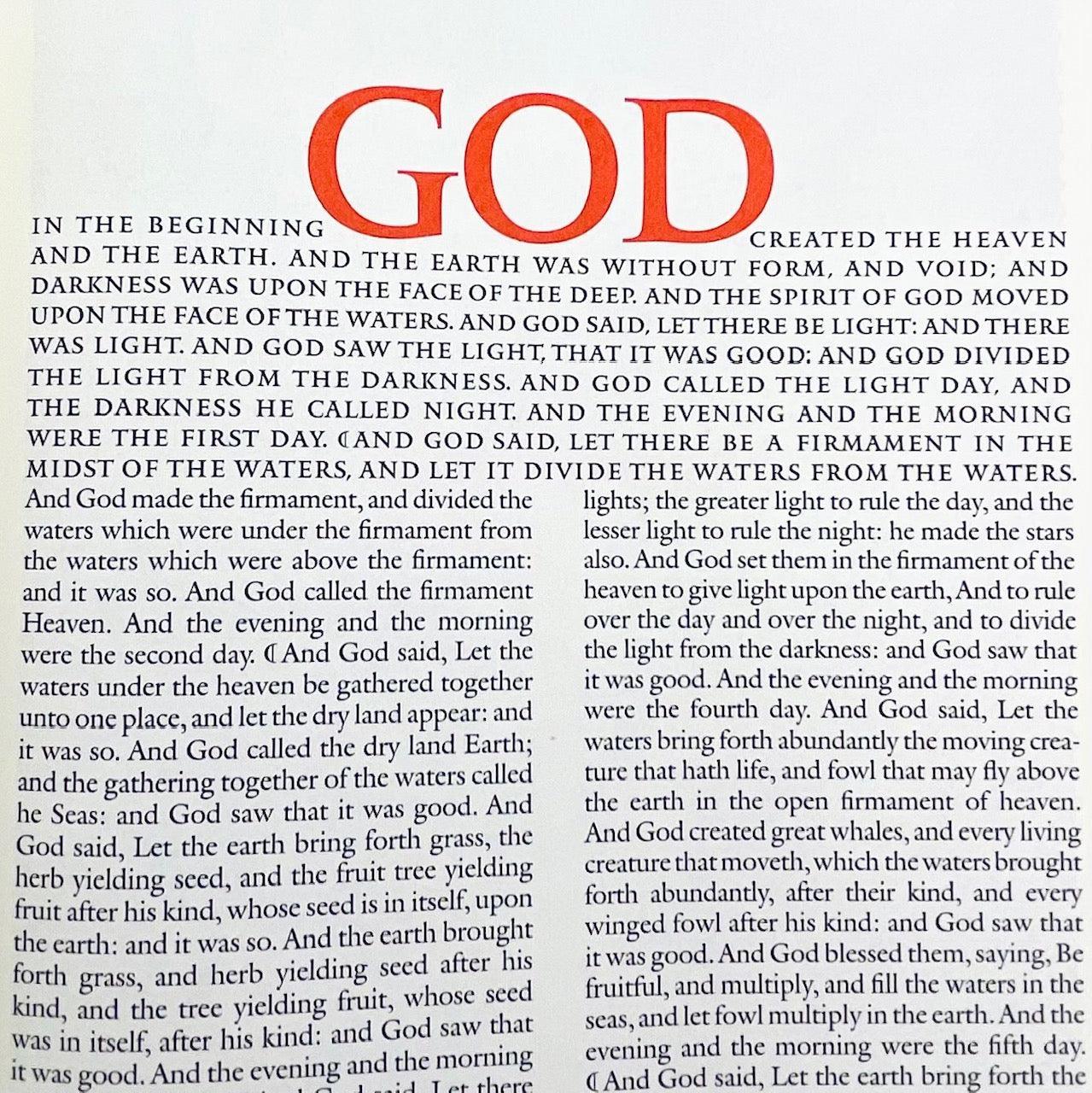 The Holy Bible: King James Version (signed and illustrated by Barry Moser) - Grinning Cat Books - Books - BARRY MOSER