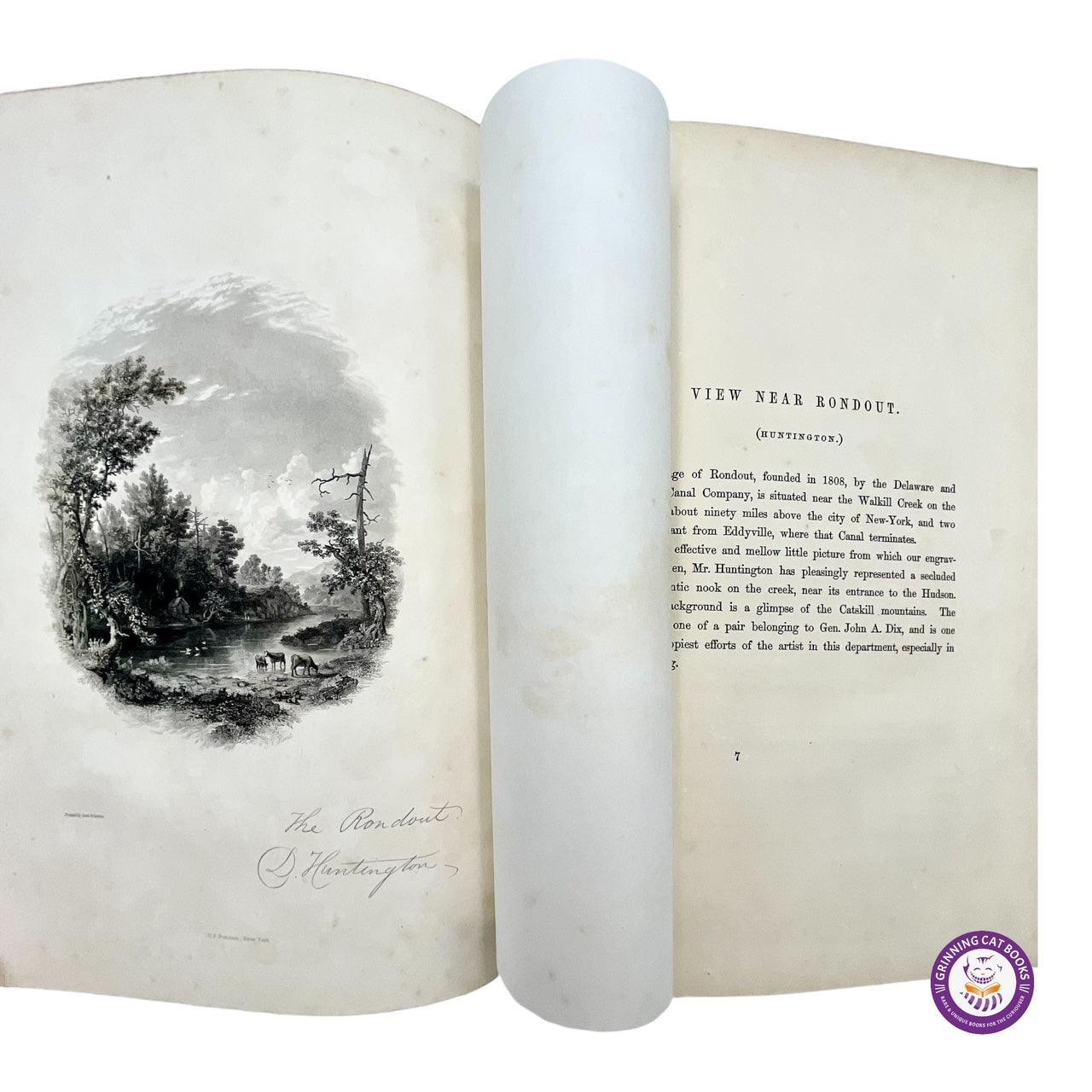 The Home Book of the Picturesque: American Scenery, Art, and Literature - Grinning Cat Books - AMERICANA - AMERICAN ART, AMERICANA, ART