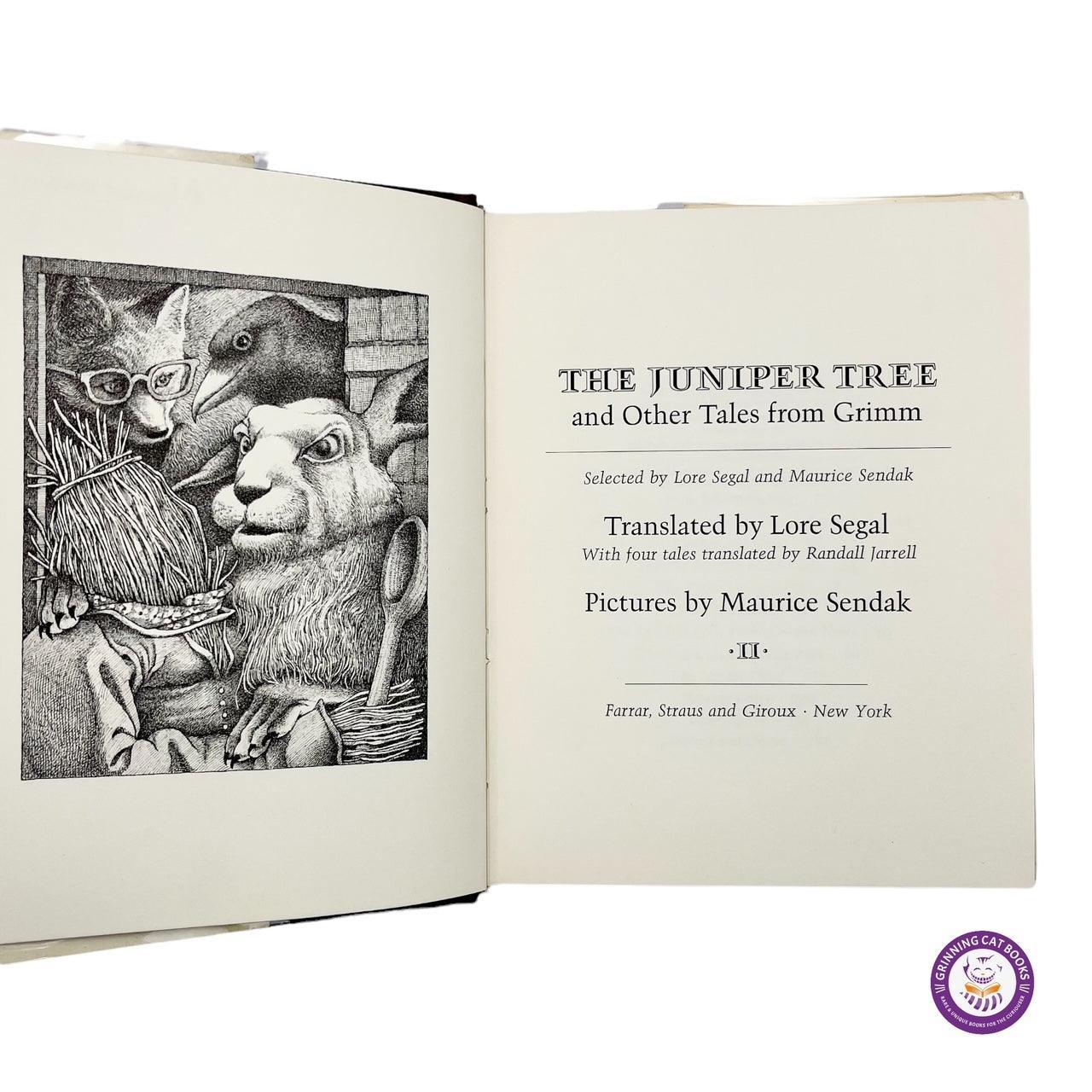 The Juniper Tree and Other Tales From Grimm (Maurcie Sendak, Illustrator) - Grinning Cat Books - CHILDREN'S LITERATURE - MAURICE SENDAK