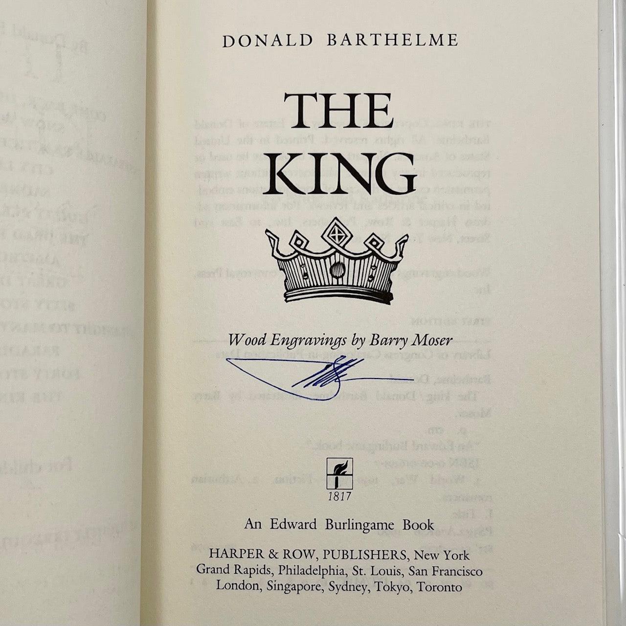 The King (signed by Barry Moser) - Grinning Cat Books - LITERATURE - BARRY MOSER