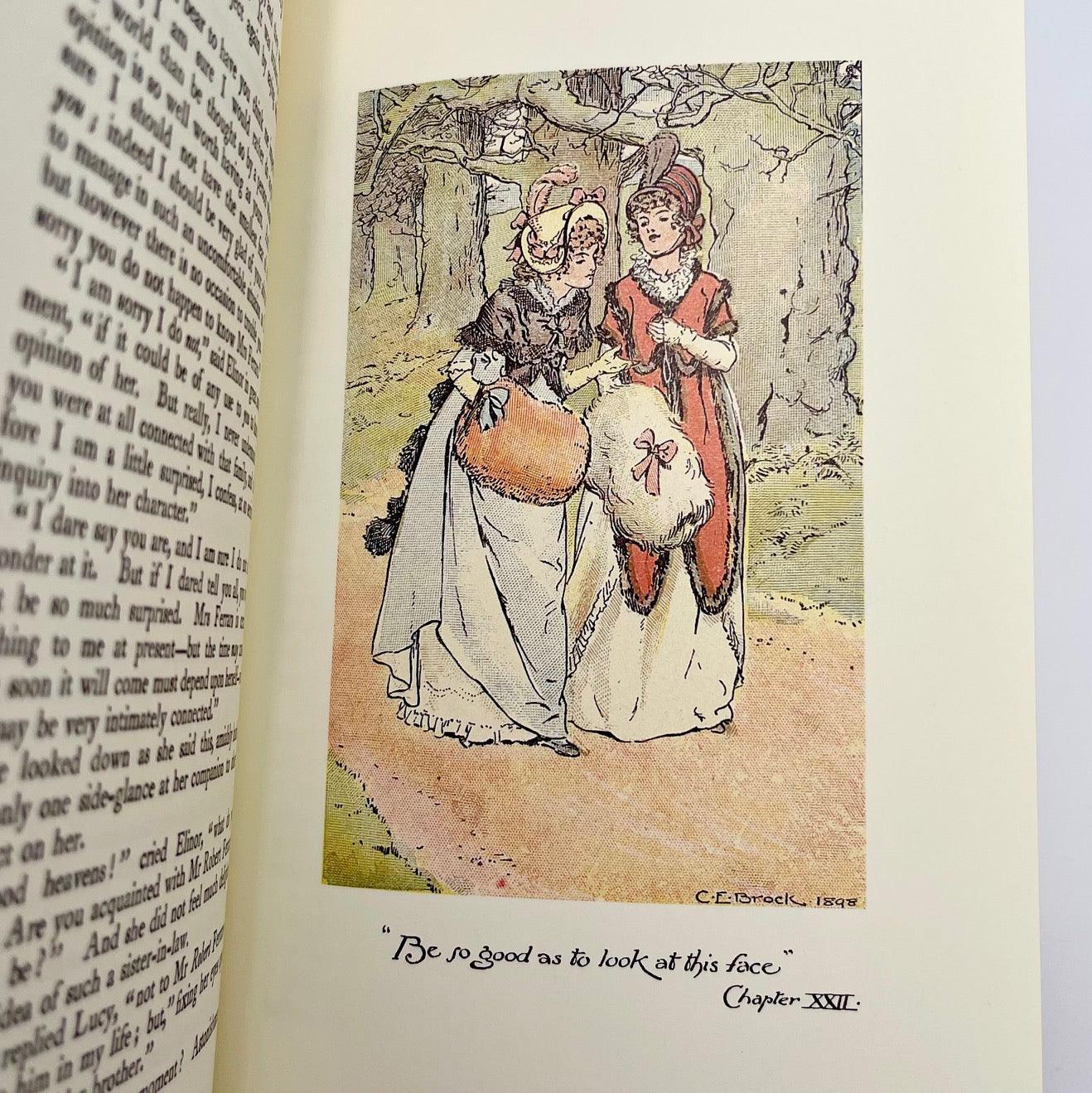 The Novels of Jane Austen (Deluxe Edition illustrated by C.E and H.M Brock) - Grinning Cat Books - LITERATURE - COLLECTORS SET, ENGLISH LITERATURE, JANE AUSTEN