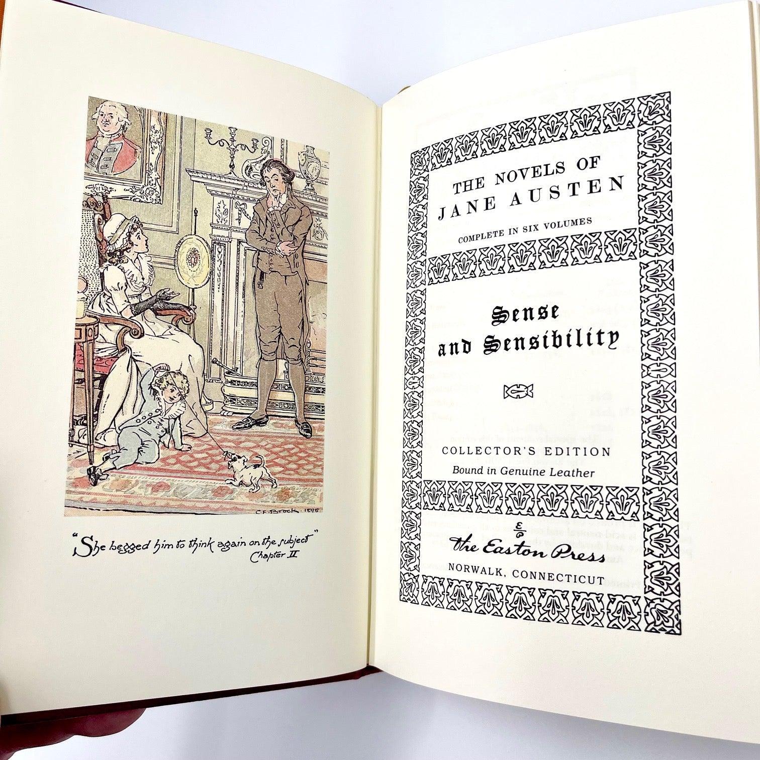 The Novels of Jane Austen (Deluxe Edition illustrated by C.E and H.M Brock) - Grinning Cat Books - LITERATURE - COLLECTORS SET, ENGLISH LITERATURE, JANE AUSTEN
