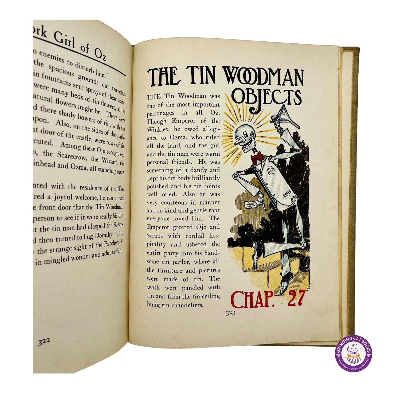 The Patchwork Girl of Oz (the "Return to Oz", the 7th Oz title and debut of Scraps the Patchwork Girl) - Grinning Cat Books - Books - OZ