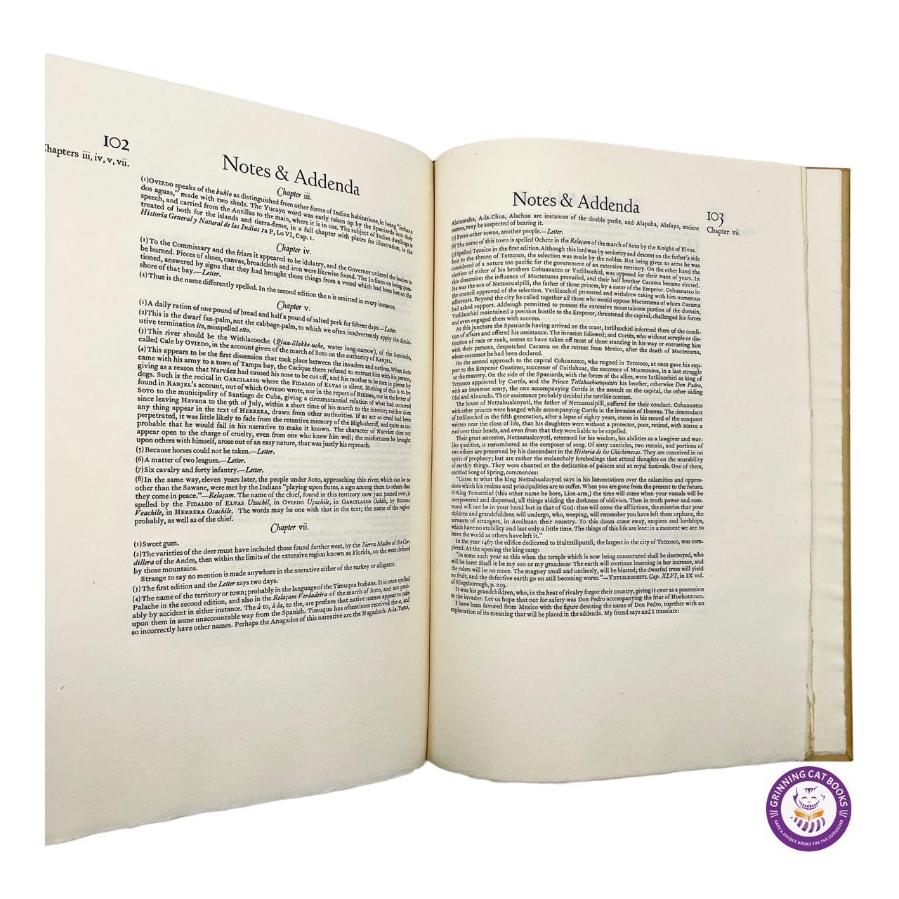The Relation of Alvar Nunez Cabeca de Vaca (the first European to cross the continent of North America) - Grinning Cat Books - Books - 