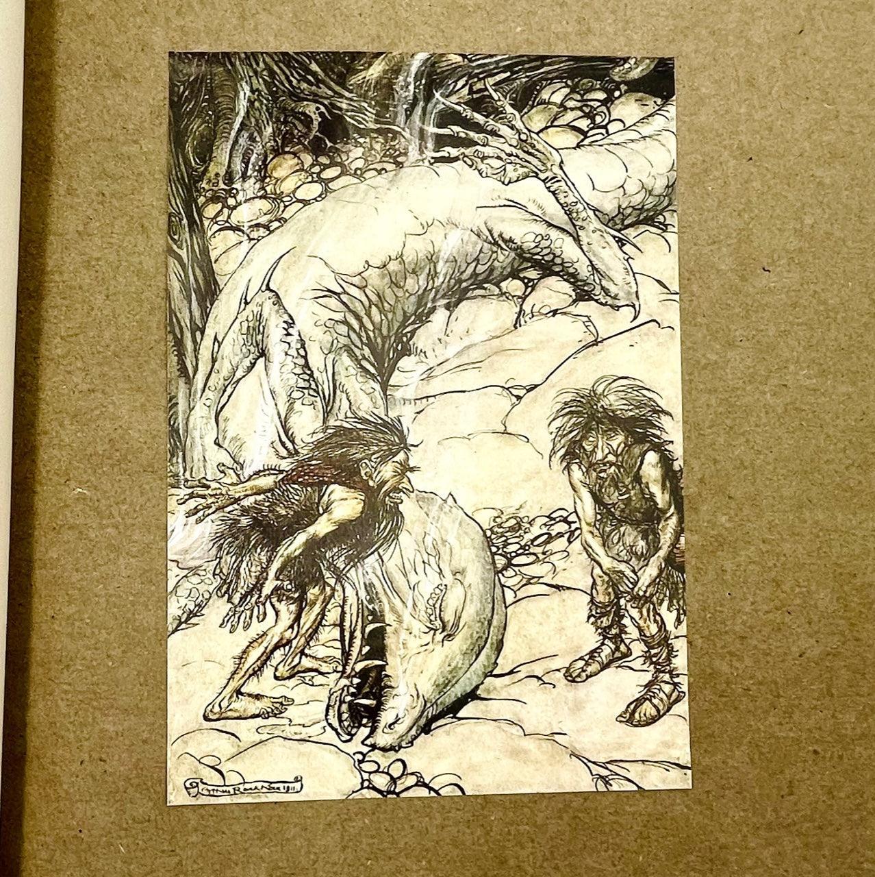 The Rhinegold & The Valkyrie with Siegfried; and, The Twilight of the Gods. (2 Vols., Illustrated by Arthur Rackham) (signed) - Grinning Cat Books - LITERATURE - ILLUSTRATED