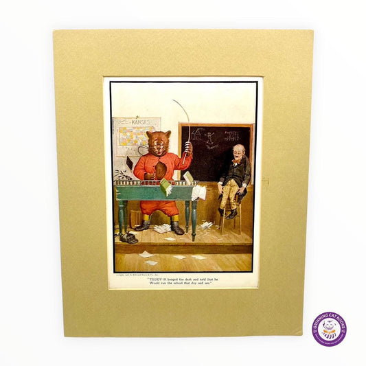 The Roosevelt "Teddy Bears" - Set mit 5 Originalillustrationen (1906) - Grinning Cat Books - ART - ARTWORK