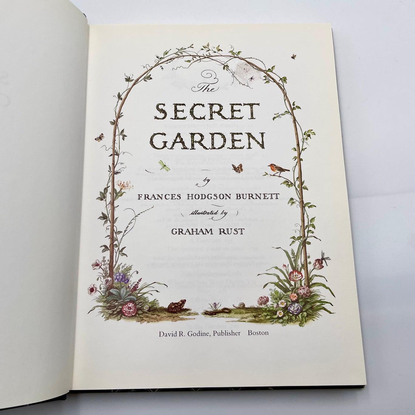 The Secret Garden (signed by renowned artist, Graham Rust) - Grinning Cat Books - CHILDREN'S LITERATURE - SIGNED