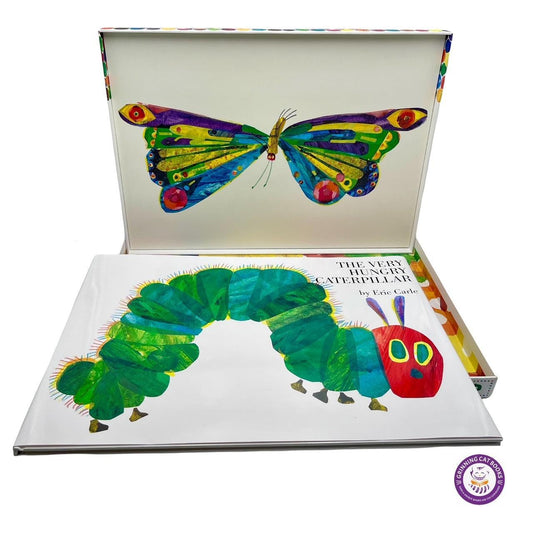 The Very Hungry Caterpillar (Deluxe Limited Edition, signed by Eric Carle) - Grinning Cat Books - CHILDREN'S LITERATURE - ERIC CARLE, SIGNED