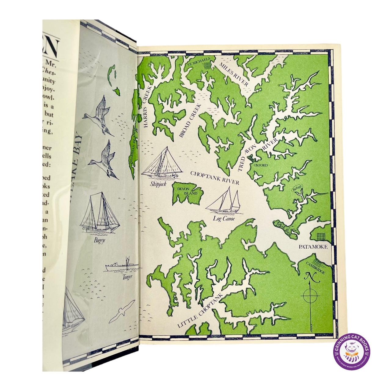 The Watermen (signed by James Michener and John Moll, illustrator) - Grinning Cat Books - Books - SIGNED