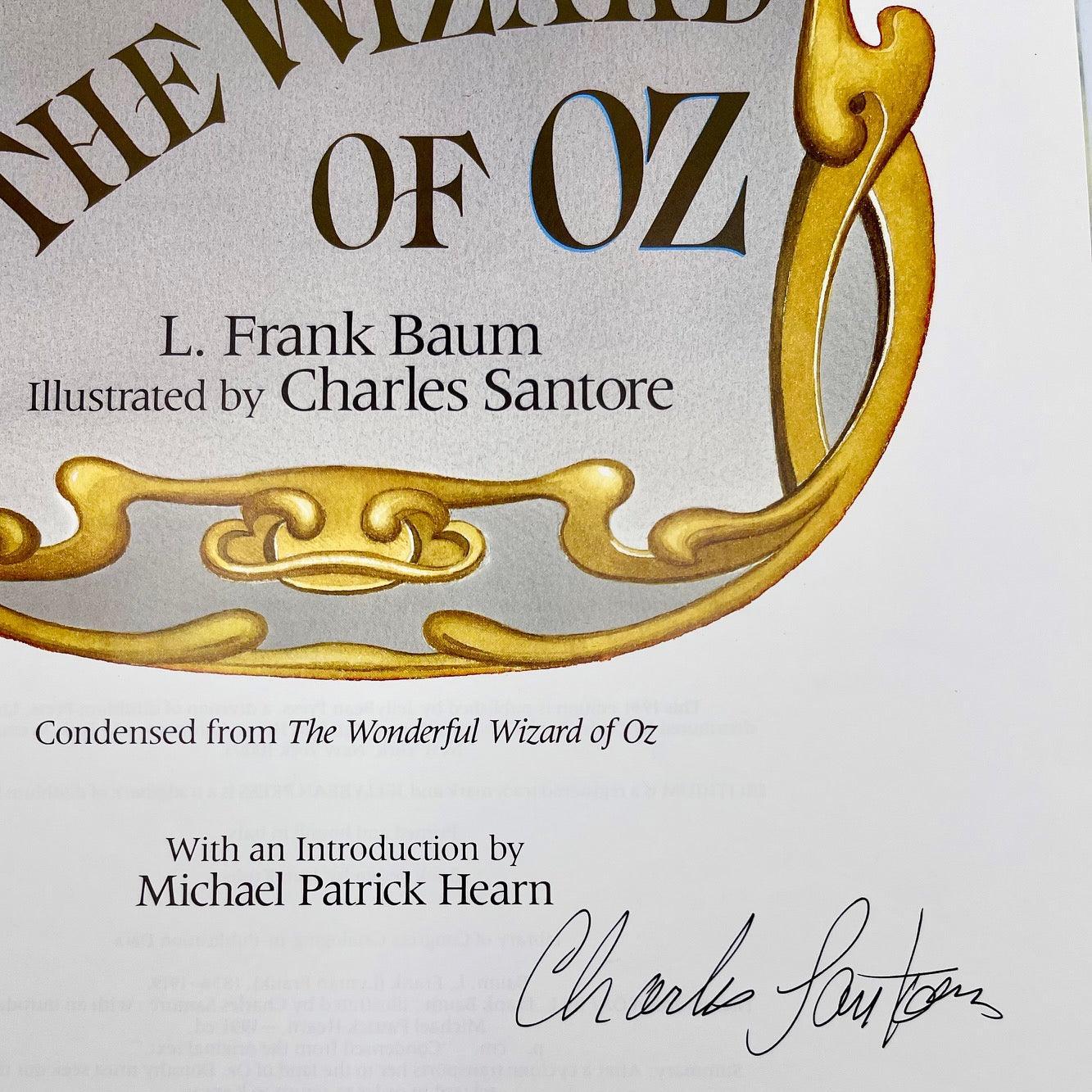 The Wizard of Oz (Illustrated and signed by Charles Santore) - Grinning Cat Books - CHILDREN'S LITERATURE - ILLUSTRATED BOOKS, OZ, SIGNED