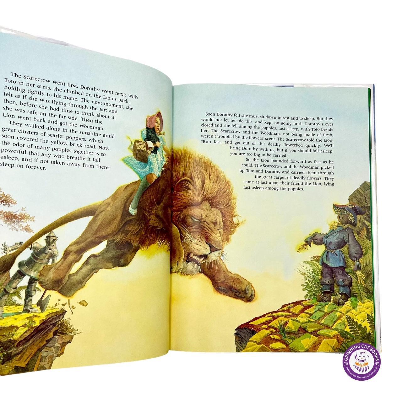 The Wizard of Oz (Illustrated and signed by Charles Santore) - Grinning Cat Books - CHILDREN'S LITERATURE - ILLUSTRATED BOOKS, OZ, SIGNED