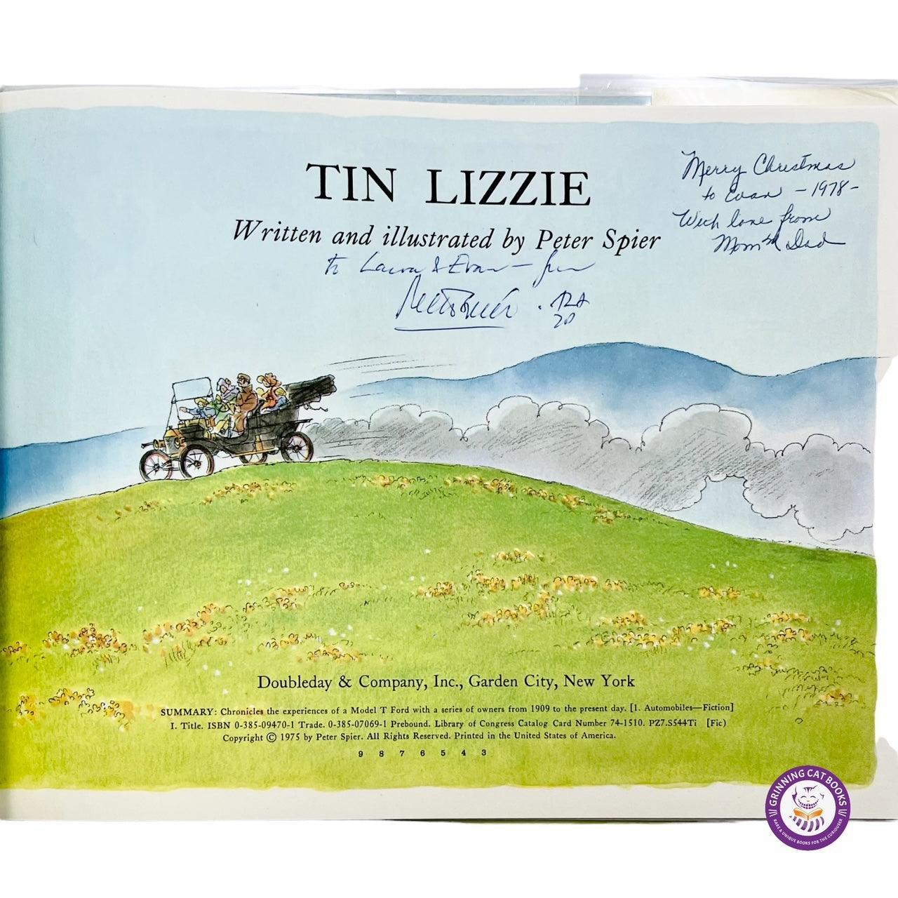 Tin Lizze (signed by Peter Spier) - Grinning Cat Books - CHILDREN'S LITERATURE - SIGNED