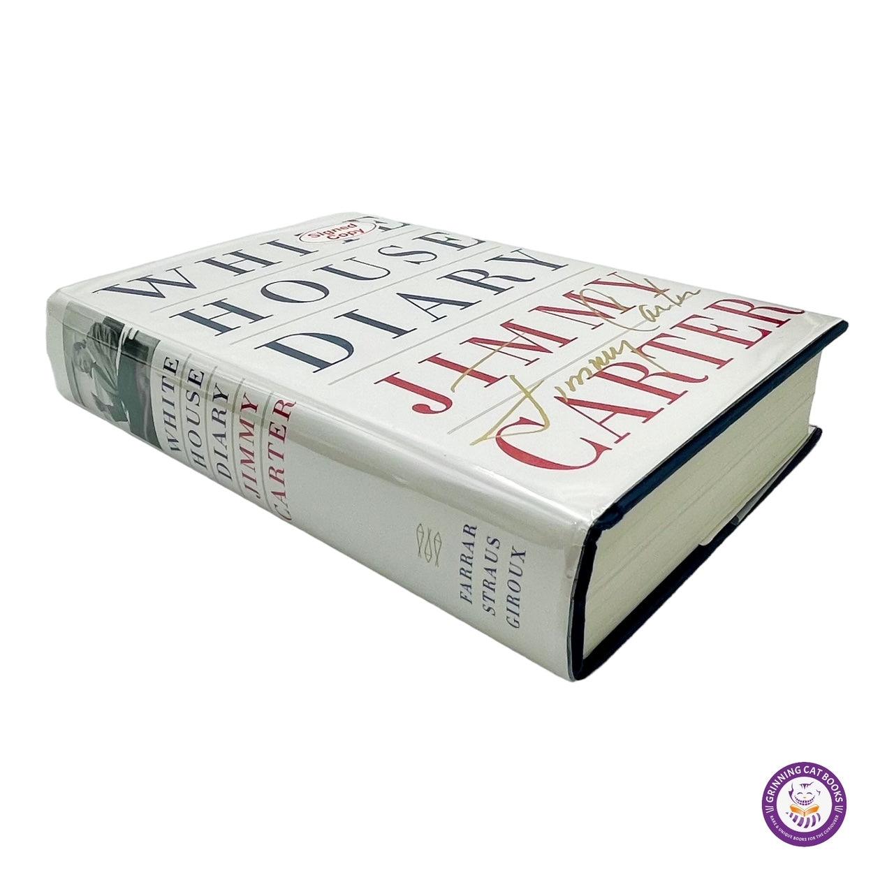 White House Diary (inscribed by President Carter) - Grinning Cat Books - books - AMREICAN HISTORY, HISTORY, JIMMY CARTER, PRESIDENTS, SIGNED