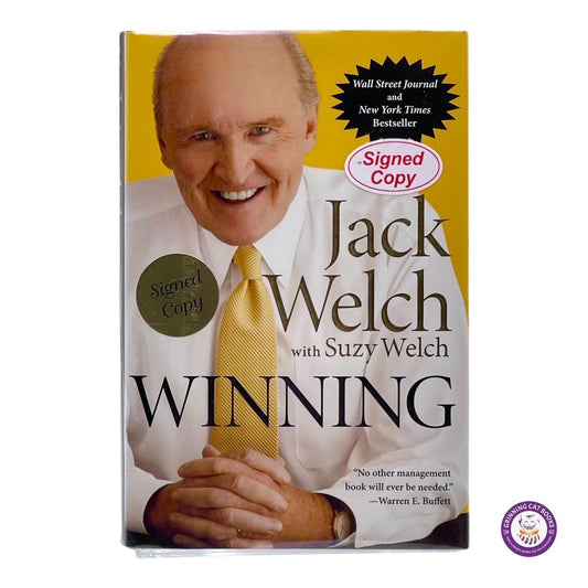 Winning (signed by Jack Welch) - Grinning Cat Books - BUSINESS - BUSINESS, MANAGEMENT, SIGNED