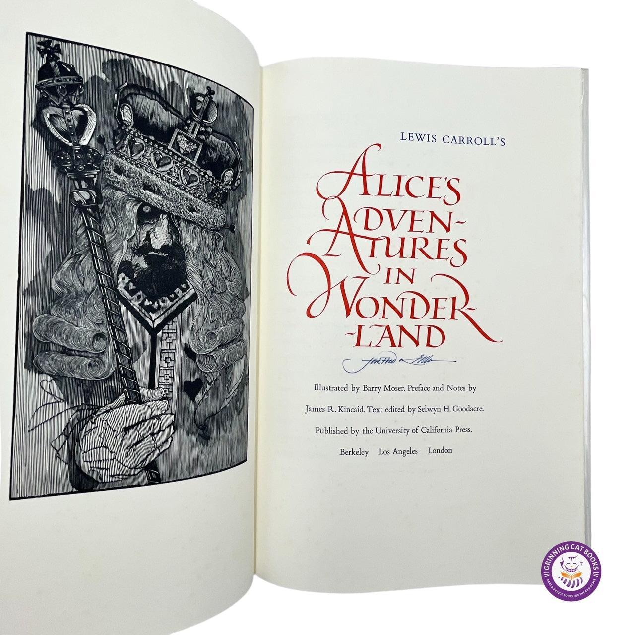 Alice's Adventures in Wonderland (signed by Barry Moser) - Grinning Cat Books - CHILDREN'S LITERATURE - SIGNED