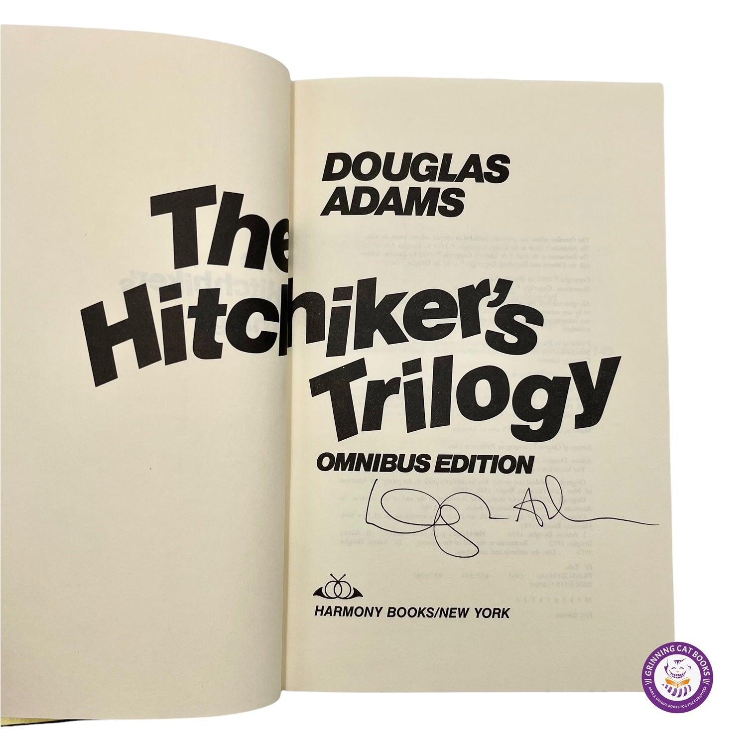 Hitchhiker's Guide to the Galaxy Trilogy: Deluxe Omnibus Edition (signed) - Grinning Cat Books - LITERATURE - SCIENCE FICTION, SIGNED