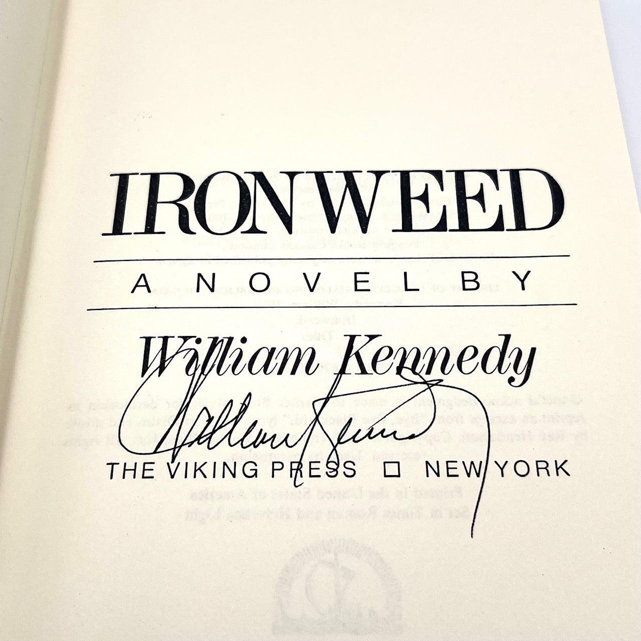 Ironweed (Pulitzer Prize winner, signed by William Kennedy) - Grinning Cat Books - LITERATURE - AMERICAN LITERATURE, SIGNED