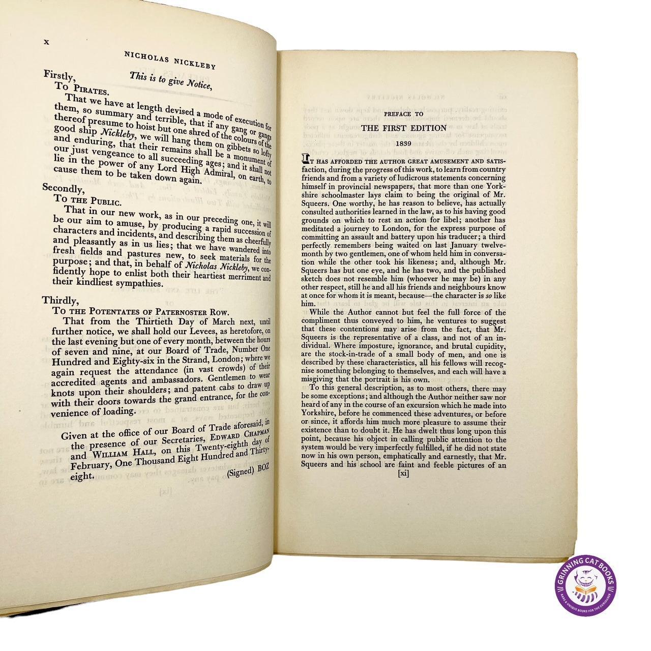 Nicholas Nickleby - Grinning Cat Books - LITERATURE - ENGLISH LITERATURE