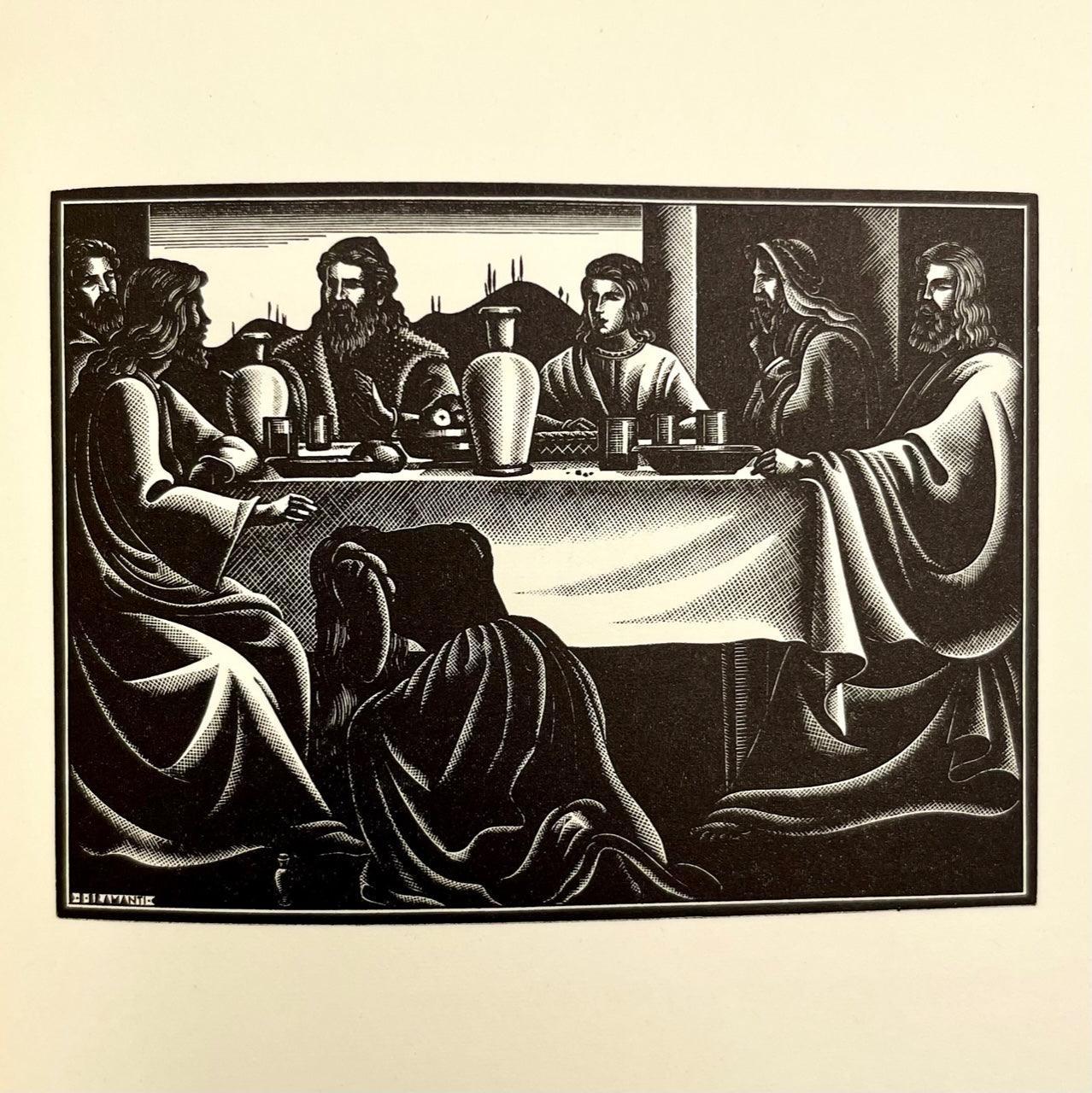 The Life of Christ (Limited Edition with wood engravings by Bruno Bramanti and signed by him) - Grinning Cat Books - RELIGION - ART, ILLUSTRATED BOOKS, RELIGION