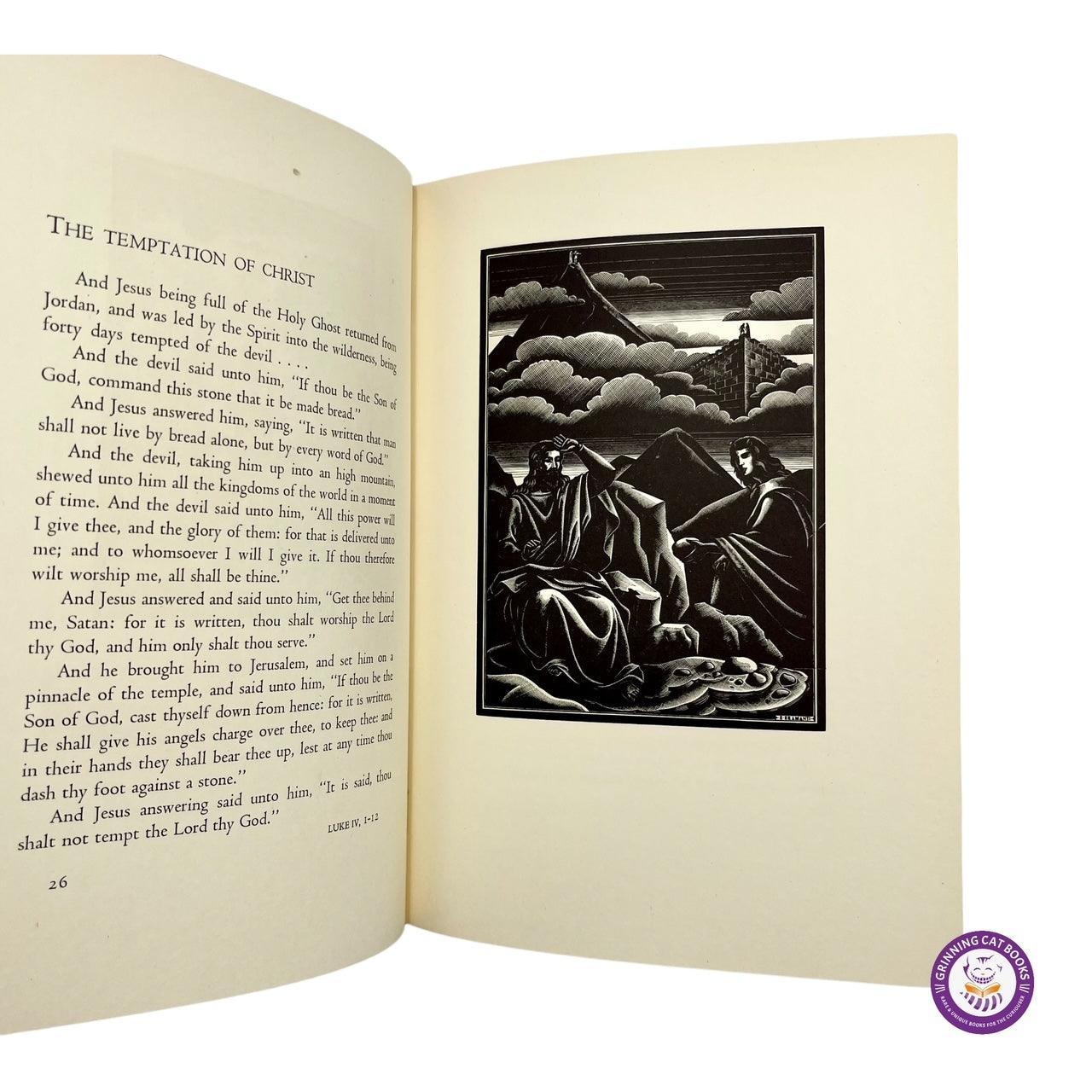 The Life of Christ (Limited Edition with wood engravings by Bruno Bramanti and signed by him) - Grinning Cat Books - RELIGION - ART, ILLUSTRATED BOOKS, RELIGION