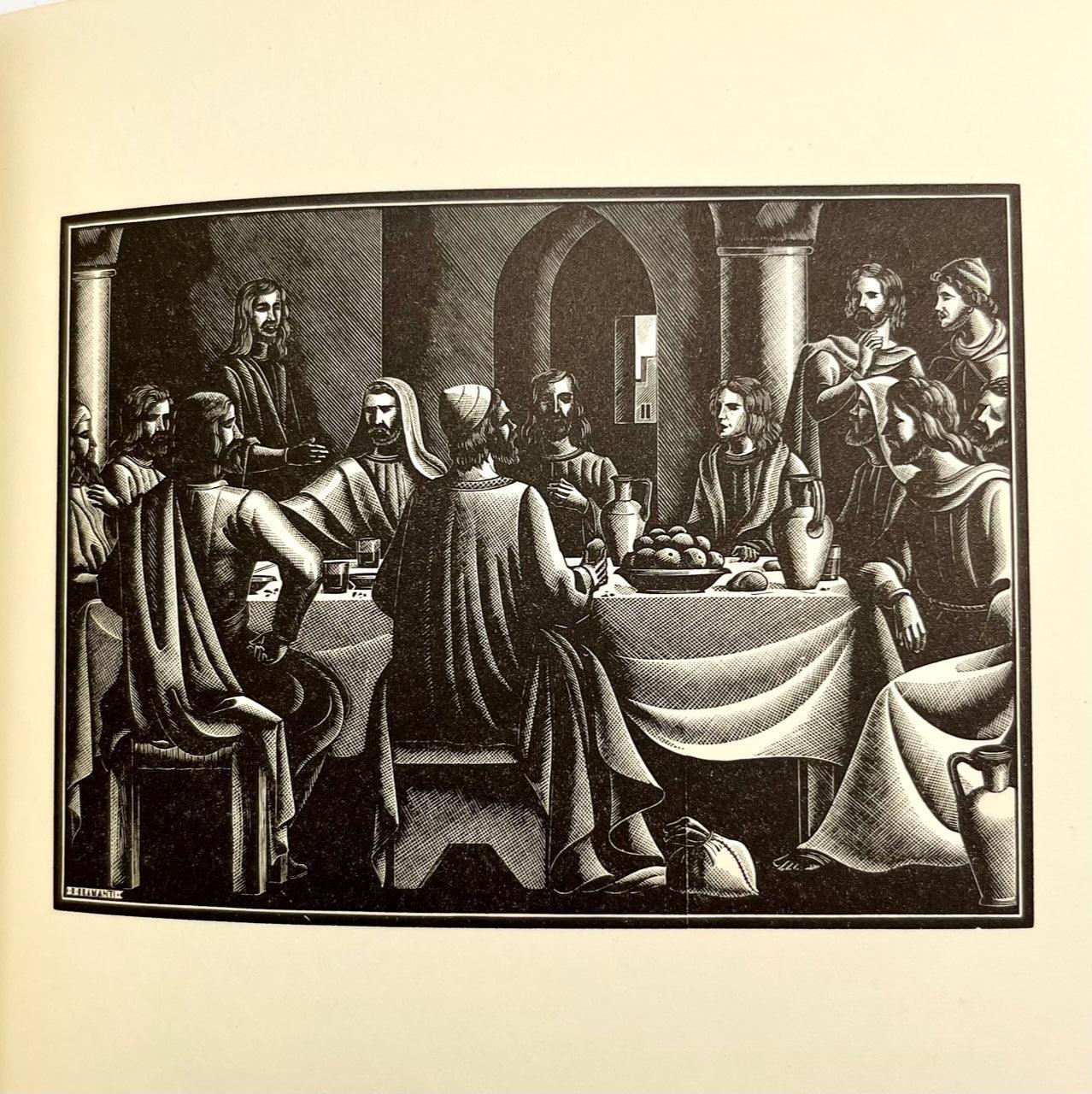 The Life of Christ (Limited Edition with wood engravings by Bruno Bramanti and signed by him) - Grinning Cat Books - RELIGION - ART, ILLUSTRATED BOOKS, RELIGION